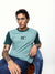 Men's Colourblocked Round Neck Half Sleeves Relaxed Fit T-shirt