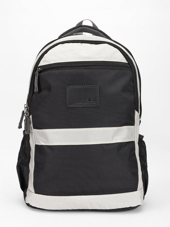 Men's Black Water Repellent Travel Backpack with adjustable shoulder strap