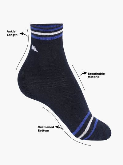 Men's Pack of 3 Ankle Length Socks