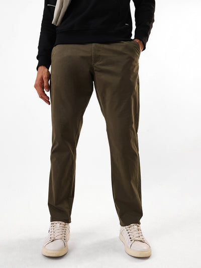 Men's Solid Slim Fit Chinos Trouser