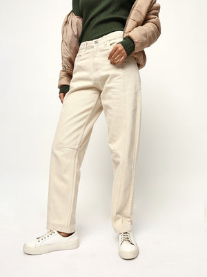 Women High-Rise Barrel Fit Jeans - High Star x Dennis Lingo