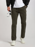 Dennis Lingo Men's Dark grey Solid Cargo trousers