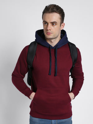 Men's Colorblock Full Sleeves Hoodie
