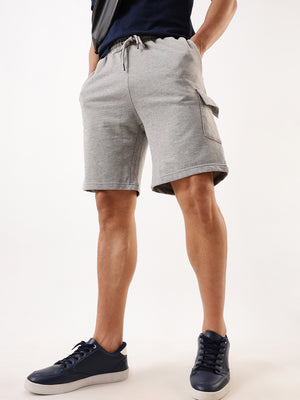 Men's Solid Relaxed Fit Lounge Shorts