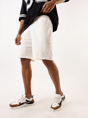 Men's Solid Relaxed Fit Lounge Shorts