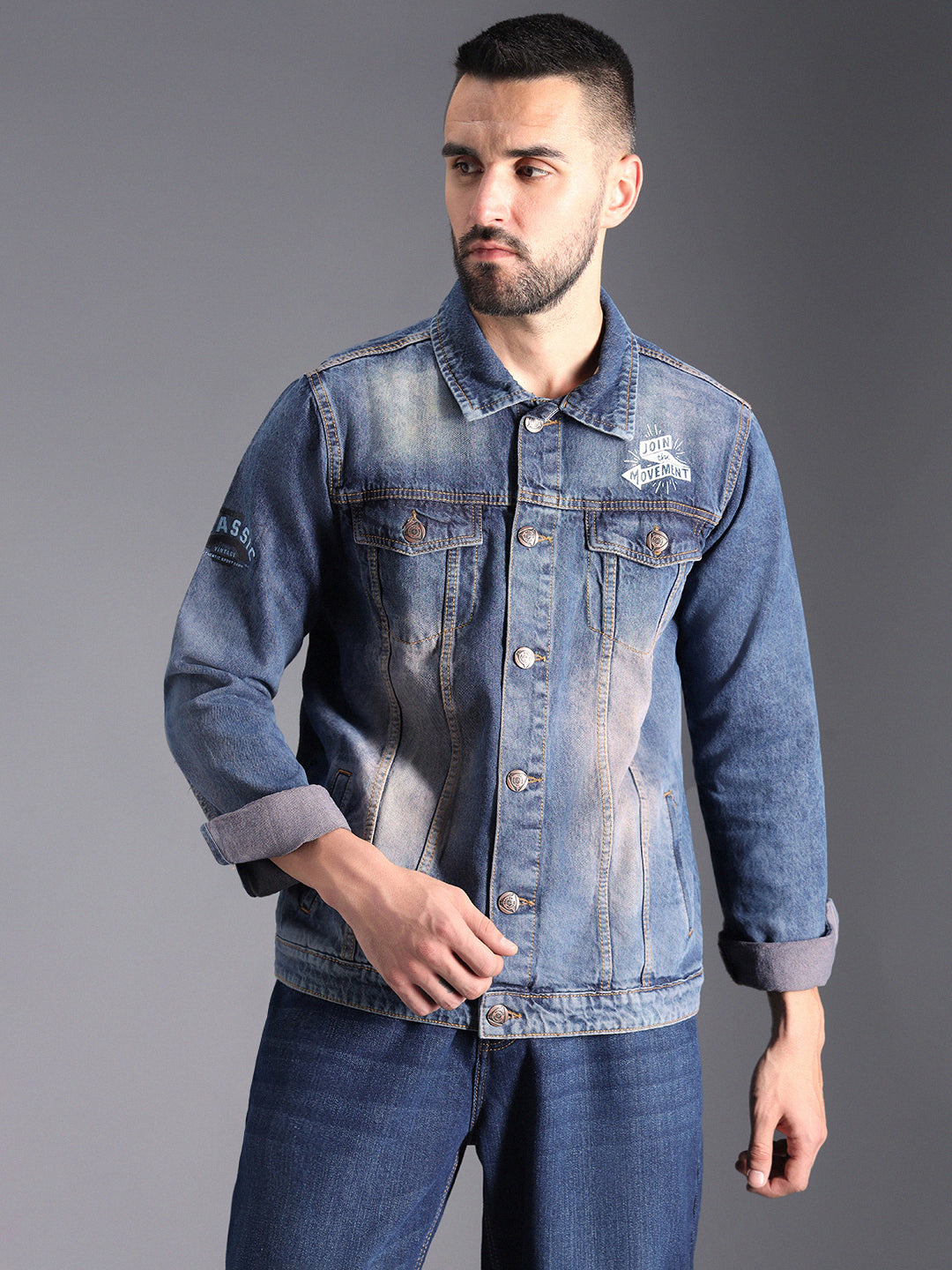 Men's Blue Denim Jacket - High Star x Dennis Lingo