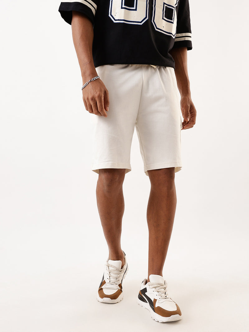 Men's Solid Relaxed Fit Lounge Shorts