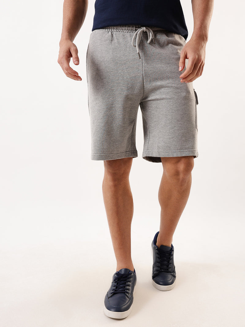 Men's Solid Relaxed Fit Lounge Shorts