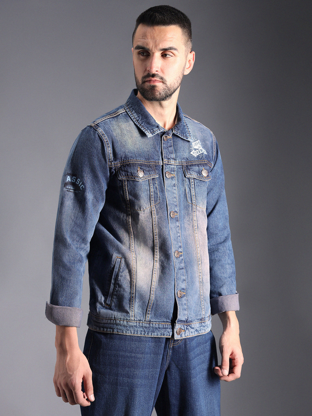 Men's Blue Denim Jacket - High Star x Dennis Lingo
