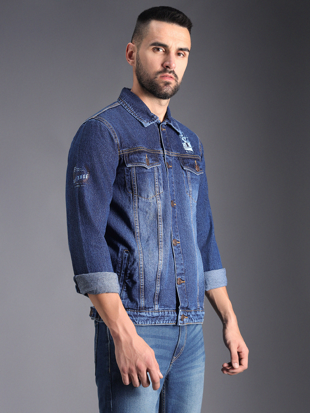 Men's Blue Denim Jacket - High Star x Dennis Lingo