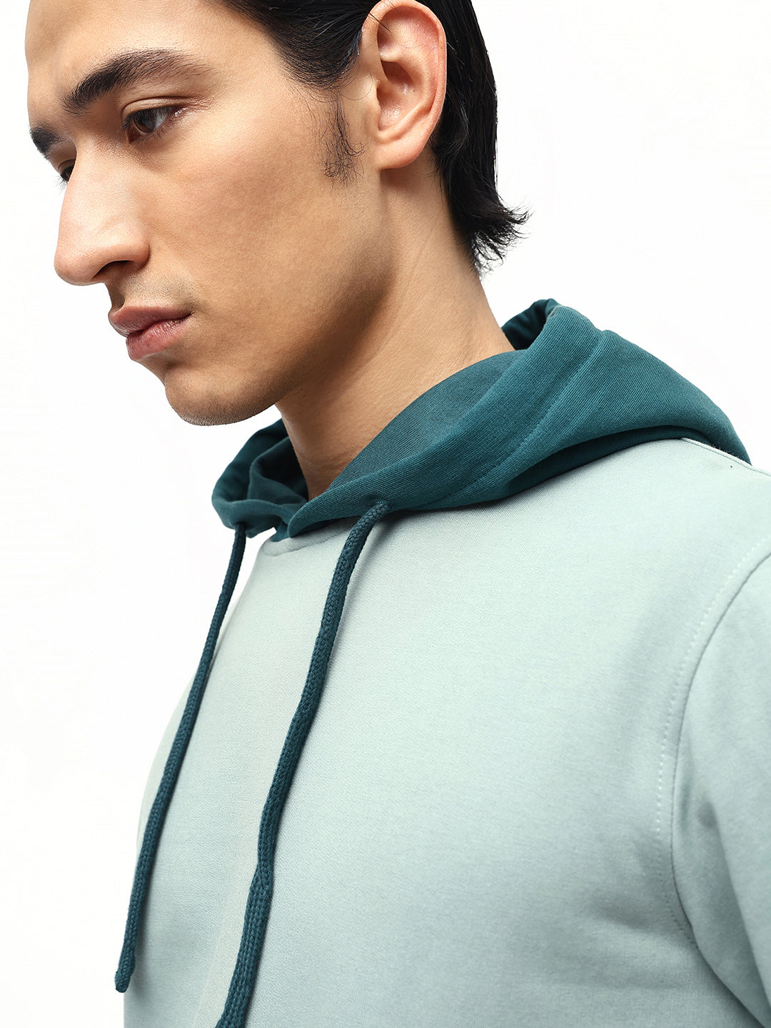Men's Colorblock Full Sleeves Hoodie