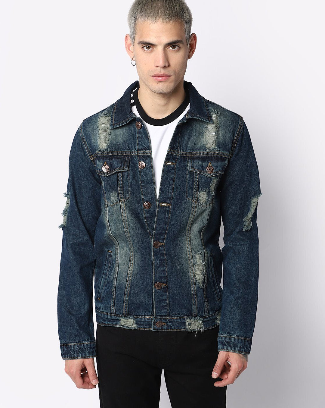 Men's Blue Denim Jacket - High Star x Dennis Lingo