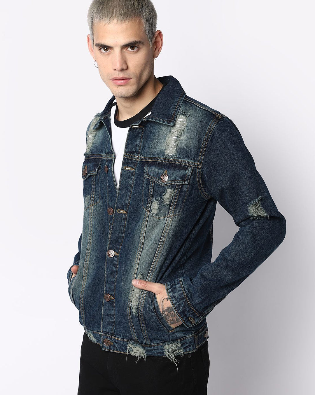 Men's Blue Denim Jacket - High Star x Dennis Lingo