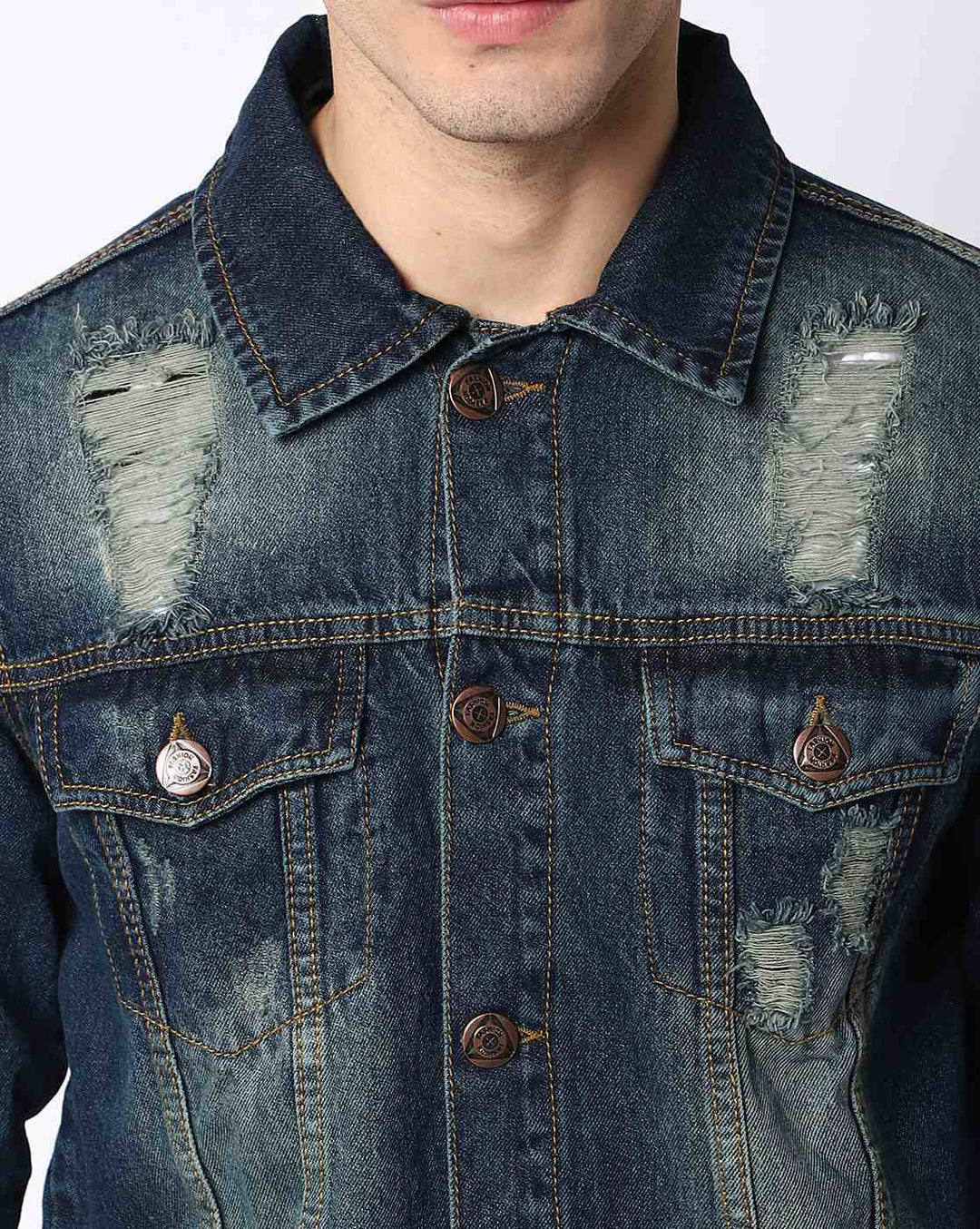 Men's Blue Denim Jacket - High Star x Dennis Lingo