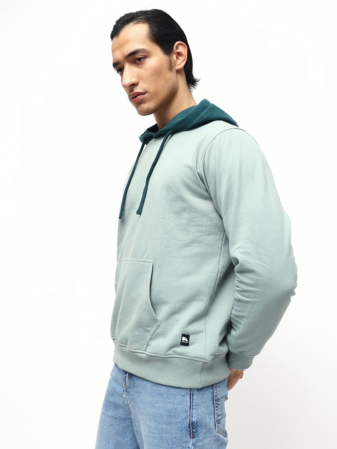 Men's Colorblock Full Sleeves Hoodie