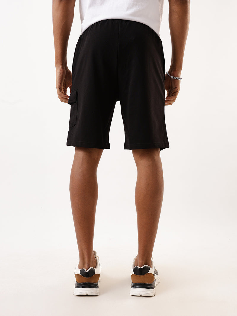 Men's Solid Relaxed Fit Lounge Shorts
