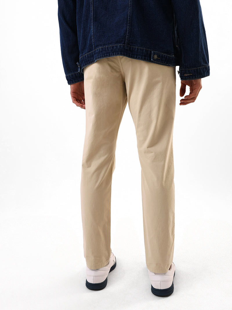 Men's Solid Slim Fit Chinos Trouser