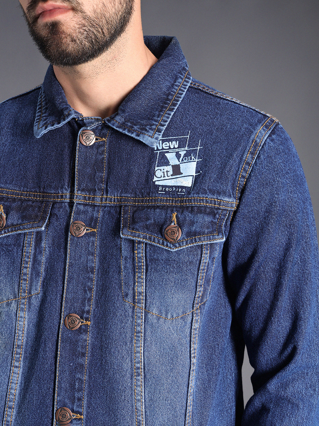 Men's Blue Denim Jacket - High Star x Dennis Lingo