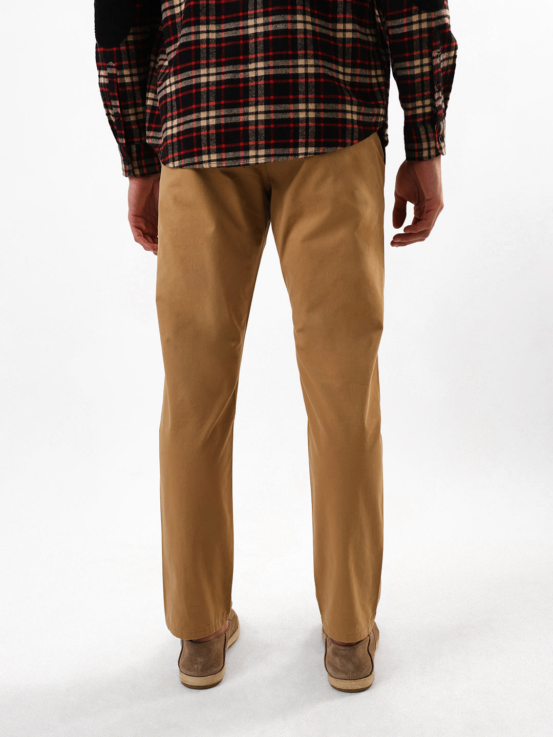 Men's Solid Slim Fit Chinos Trouser