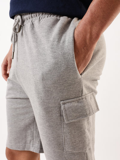 Men's Solid Relaxed Fit Lounge Shorts