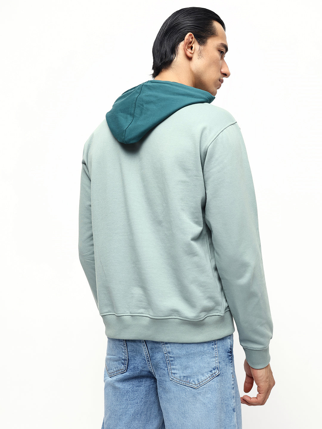 Men's Colorblock Full Sleeves Hoodie