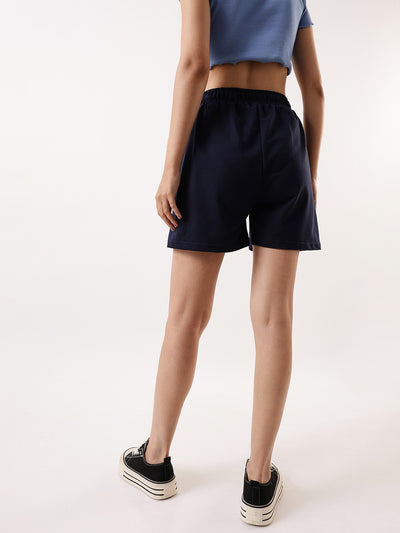 DL Woman Solid Relaxed Fit Lounge Shorts
