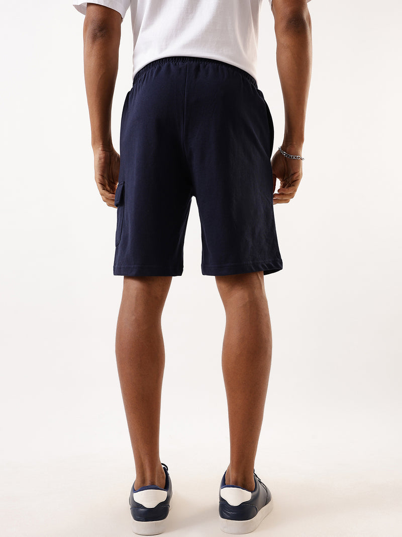 Men's Solid Relaxed Fit Lounge Shorts