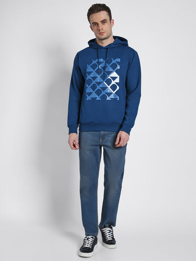 Dennis Lingo Men's Blue  Full Sleeves hoodie Sweatshirt