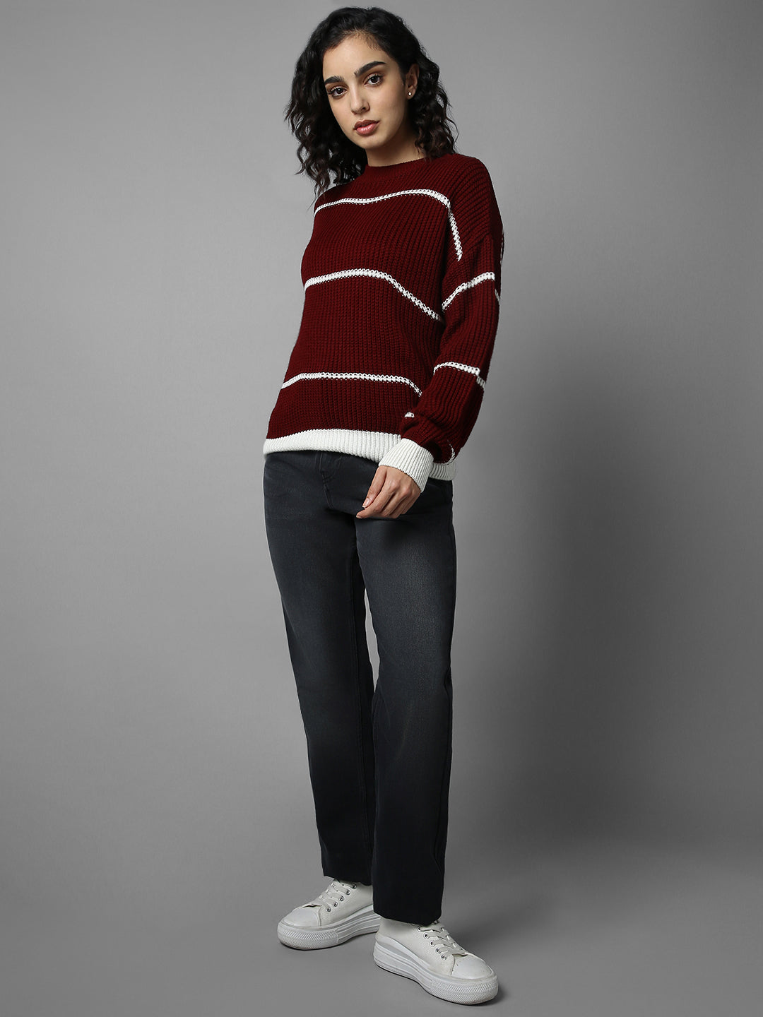Striped Pullover Sweater - High Star x Dennis Lingo