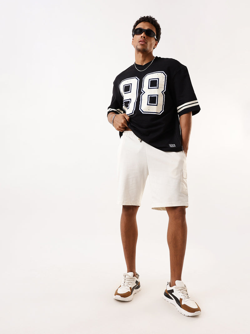 Men's Solid Relaxed Fit Lounge Shorts