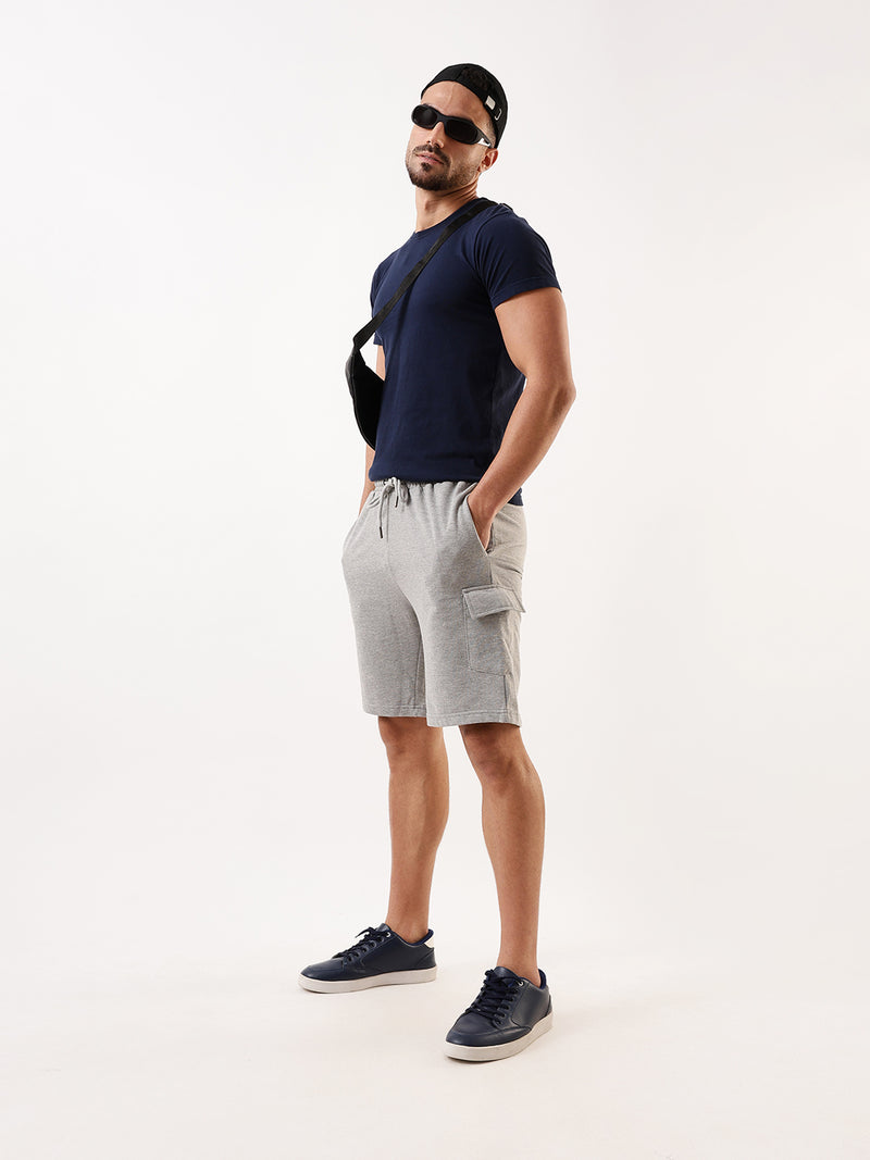 Men's Solid Relaxed Fit Lounge Shorts