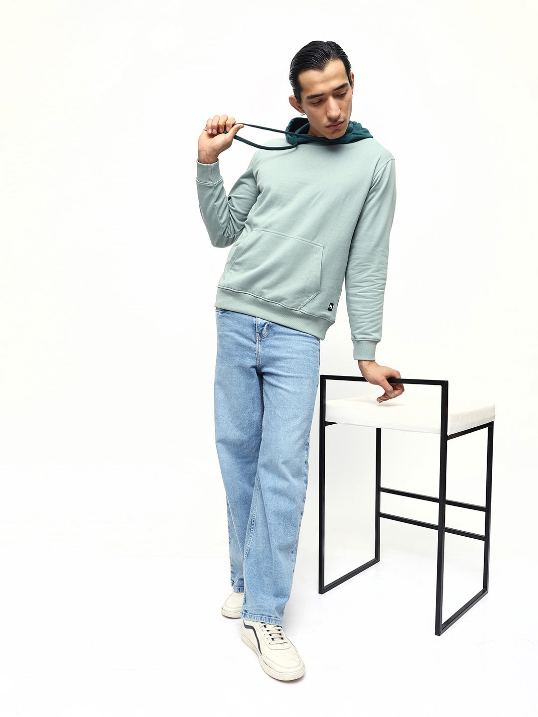 Men's Colorblock Full Sleeves Hoodie