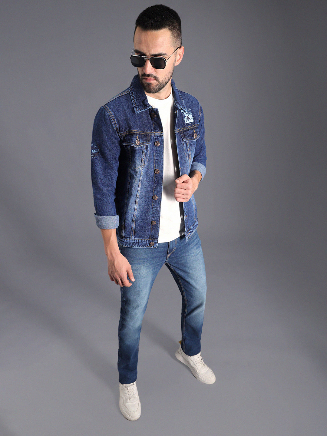 Men's Blue Denim Jacket - High Star x Dennis Lingo