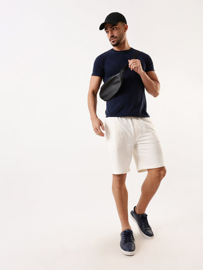 Men's Solid Relaxed Fit Lounge Shorts