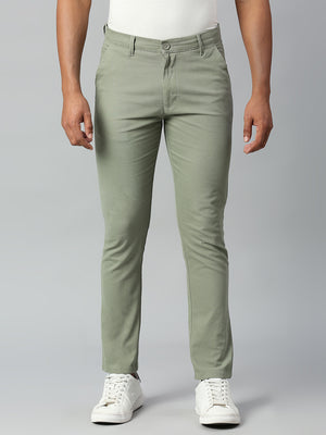 Men's Sage Tapered Fit Cotton Chinos