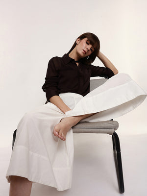Cropped Palazzo Trousers