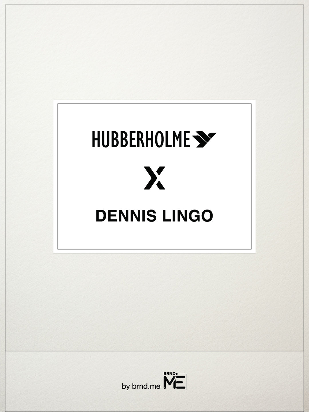 Men's Typography Printed Pullover - Hubberholme x Dennis Lingo