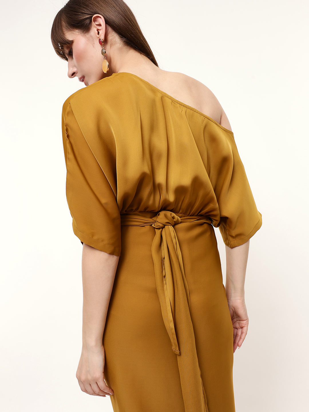 Multi-way Draped Midi Dress