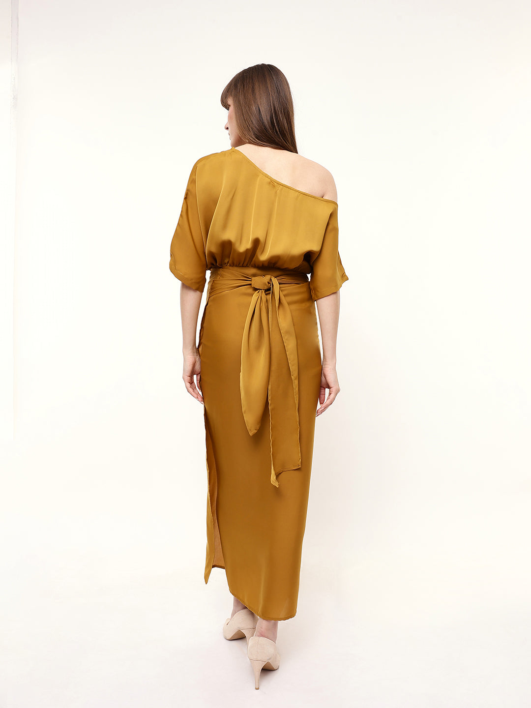 Multi-way Draped Midi Dress