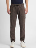 Dennis Lingo Mens's Graphite Grey Solid Cargo Jogger