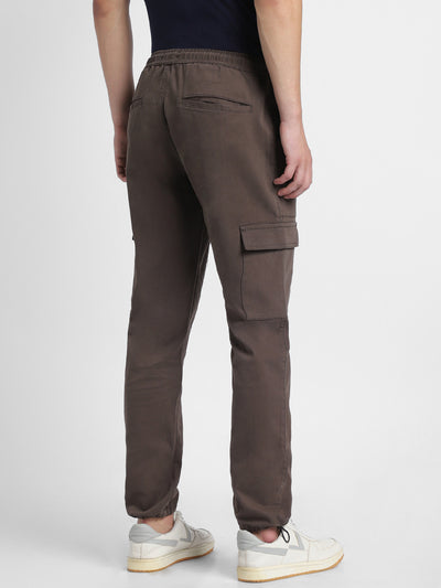 Mens's Graphite Grey Solid Cargo Jogger