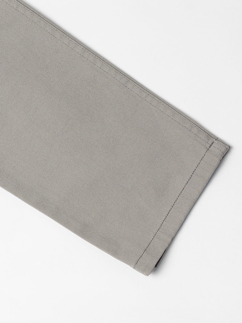 Men's Grey Smart Slim Fit Cargo Trouser