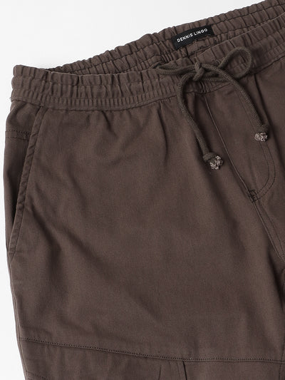 Men's Graphite Grey Slim Fit Cargo Trousers