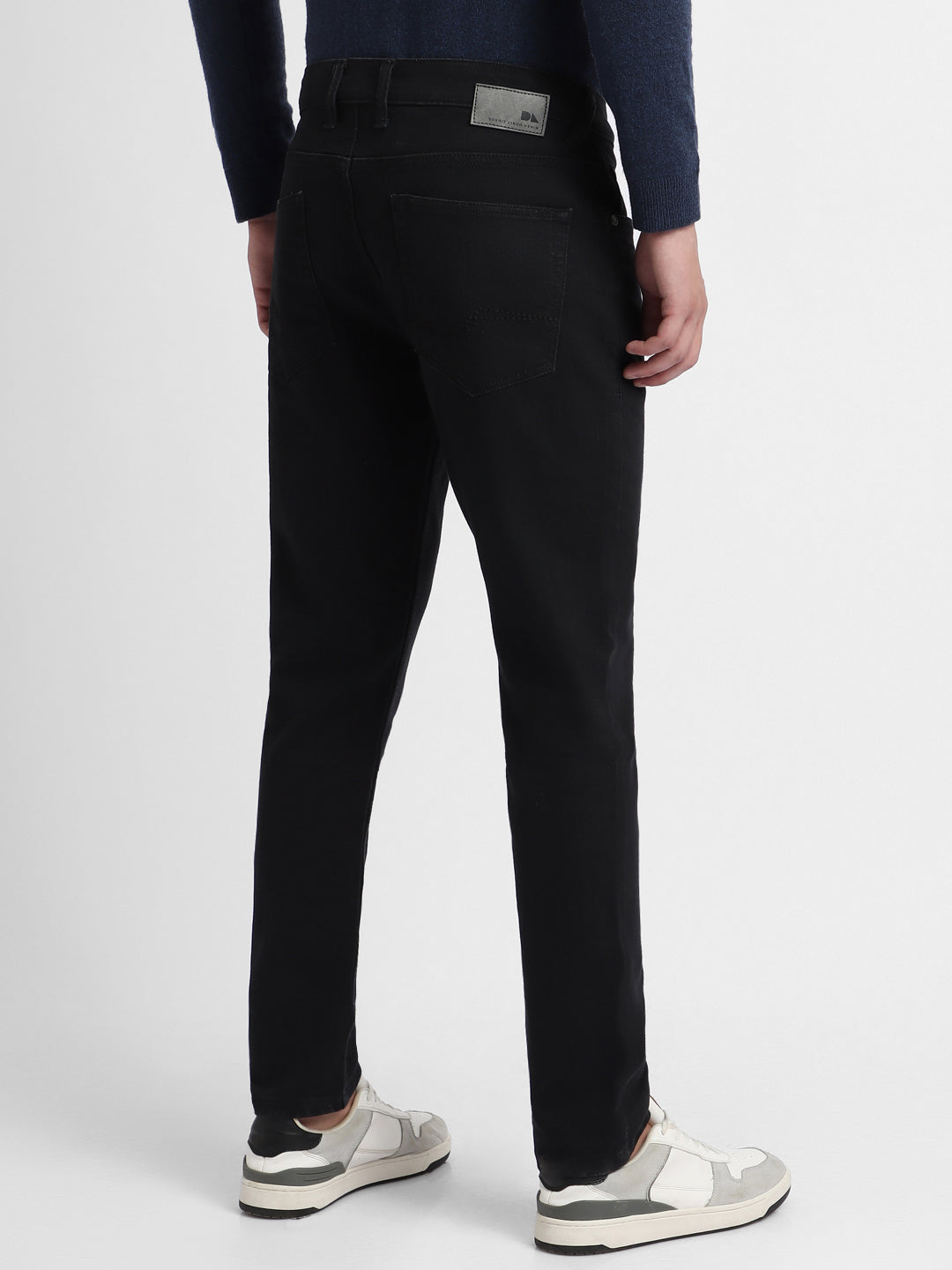 Men's Slim Fit Rinse Black Stretchable Jeans
