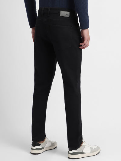 Men's Slim Fit Rinse Black Stretchable Jeans