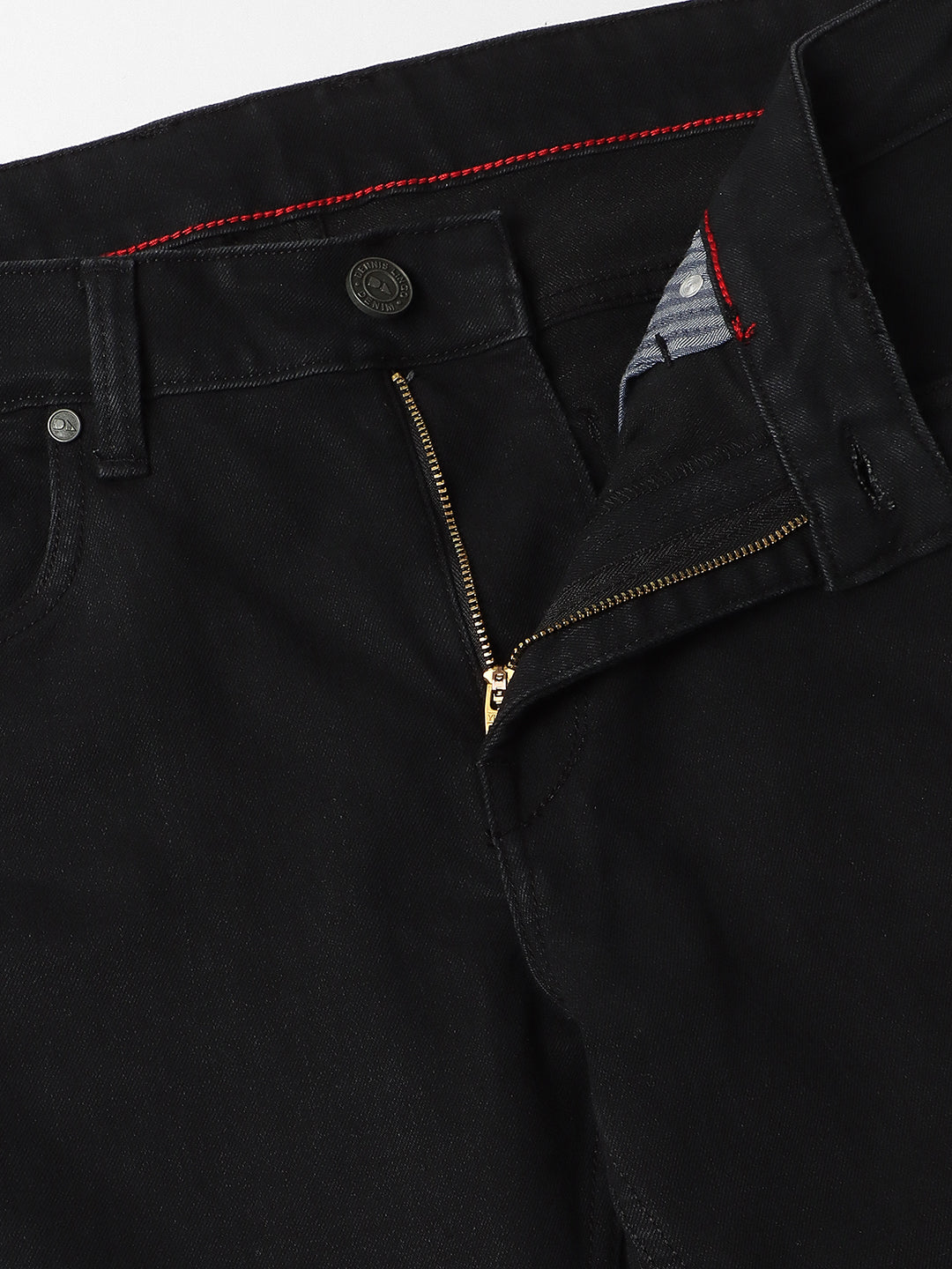 Men's Slim Fit Rinse Black Stretchable Jeans