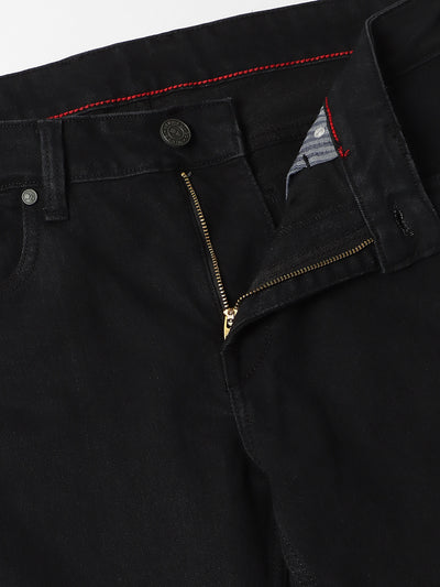 Dennis Lingo Men's Slim Fit Rinse Black Stretchable Jeans