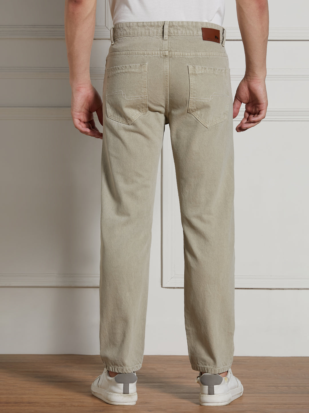 Dennis Lingo Men Khaki Cotton Solid Relaxed fit Jeans – DENNIS LINGO