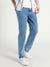 Men's Straight Washed MID BLUE Jeans