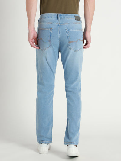 Men's Straight Washed LIGHT BLUE Jeans